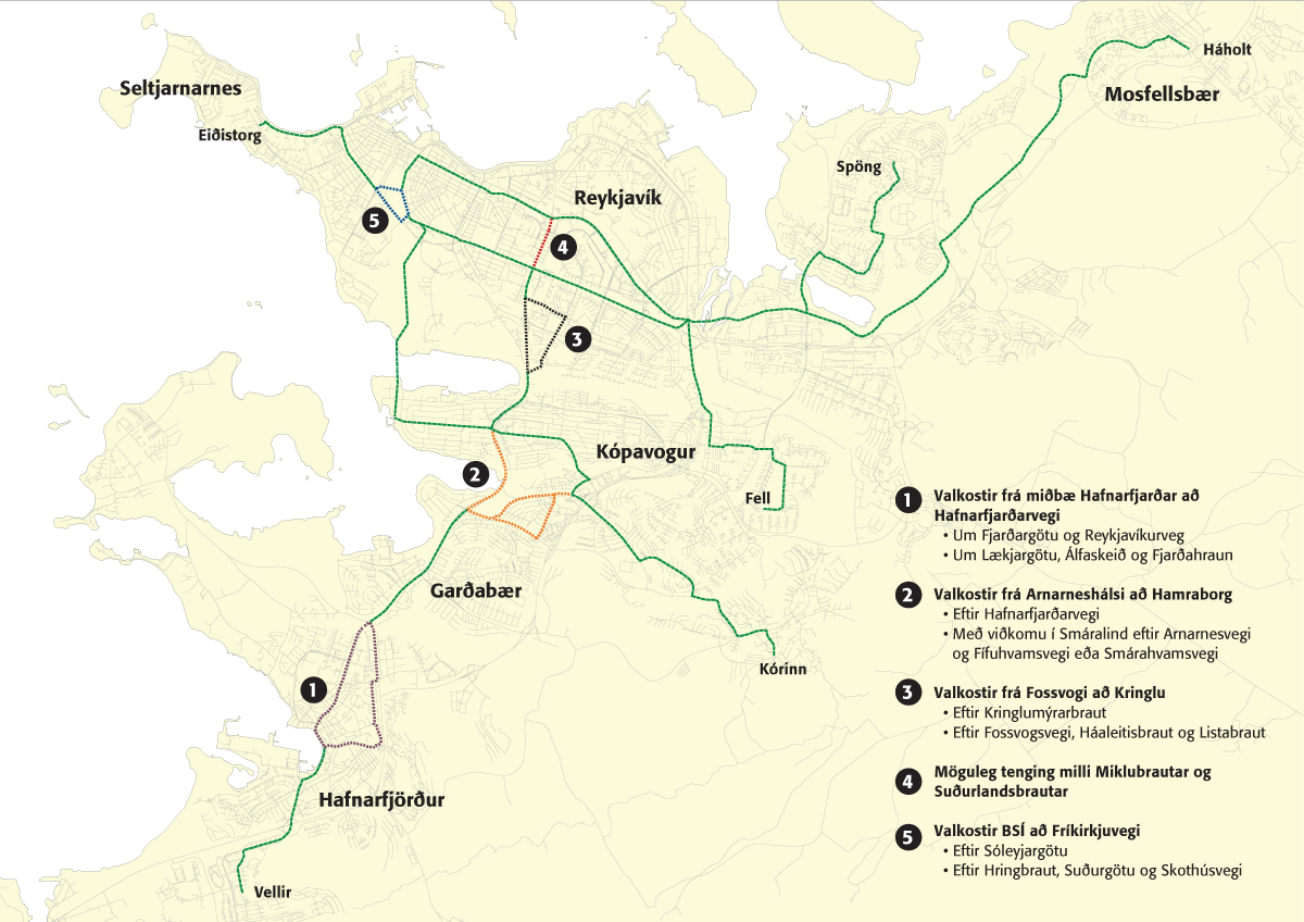 borgarlina fyrstu tillögur